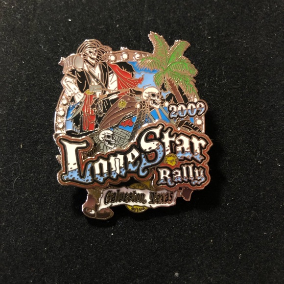 Lone Star Rally Galveston Texas 2009 annual biker enamel pin - Picture 4 of 4